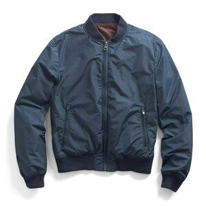 Todd Snyder Reversible Navy/Maroon Bomber Jacket